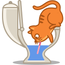 Cat Drink Icon 128x128 png