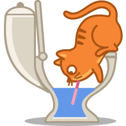 Cat Drink Icon 256x256 png
