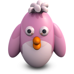 Pinky Bird Icon 256x256 png