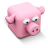 Cubed Piggy Icon