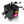 Black Cubed Monster Icon 24x24 png