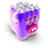 Purple Cubed Monster Icon