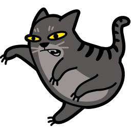 Cat Fight Icon 256x256 png