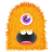 Orange Monster Icon