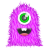Purple Monster Icon 48x48 png