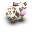 Cow Browna Icon 64x64 png