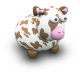Cow Browna Icon 80x80 png