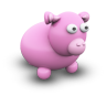 Pink Cow Icon 96x96 png