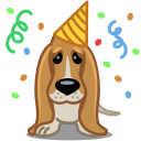 Dog Birthday Icon 128x128 png