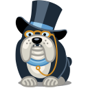 Dog Rich Icon 128x128 png