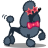 Dog Poodle Icon 48x48 png