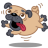 Dog Pug Icon 48x48 png