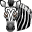 Zebra Icon 32x32 png