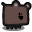 Brown Bear Icon 32x32 png