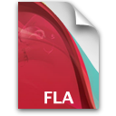 Adobe Flash FLA Icon