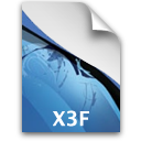 Adobe Photoshop X3F Icon 128x128 png