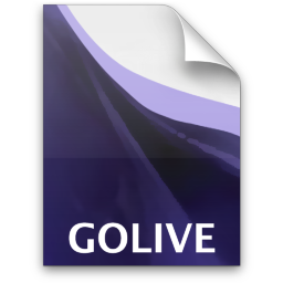 Adobe GoLive Project Icon 256x256 png