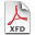 Adobe Acrobat XFD Icon 32x32 png