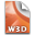 Adobe Director W3D Icon 32x32 png