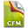 Adobe Dreamweaver CFM Icon 32x32 png