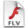Adobe Flash Player MFLV Icon 32x32 png