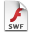 Adobe Flash Player SWF Icon 32x32 png
