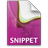 Adobe InDesign Snippet Icon