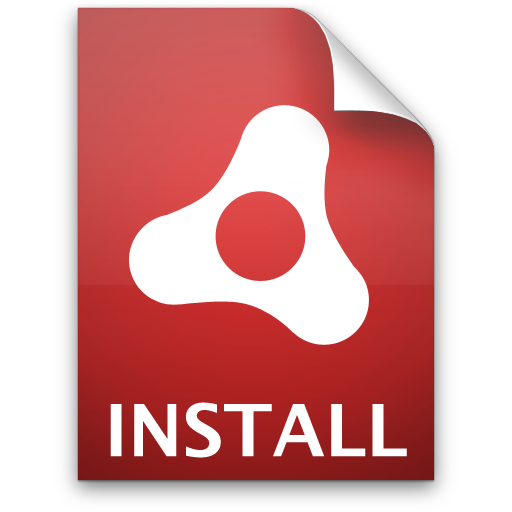Adobe AIR Installer Package Icon 512x512 png
