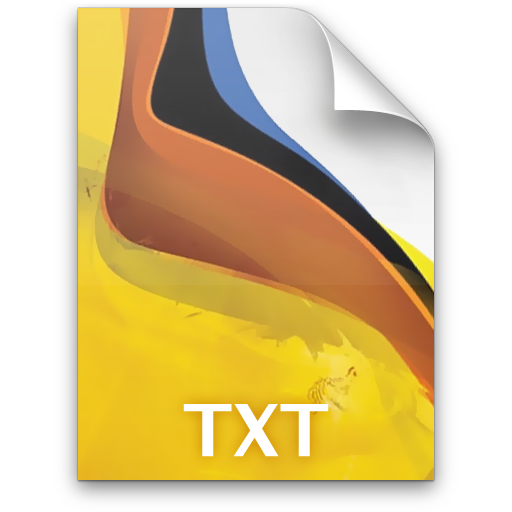 Adobe Fireworks TXT Icon 512x512 png
