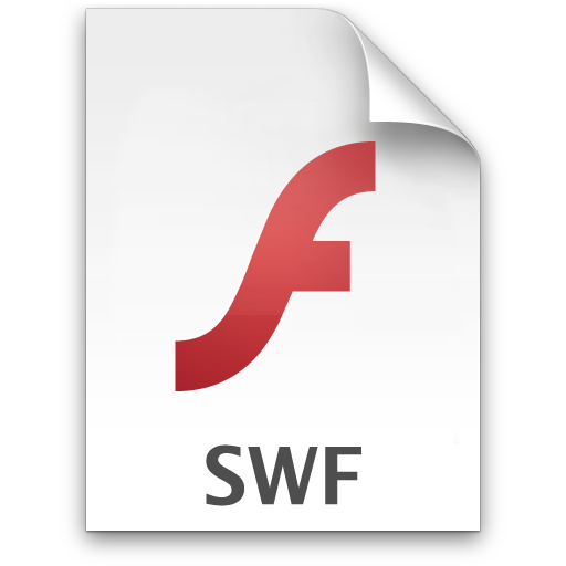 Adobe Flash Player SWF Icon 512x512 png