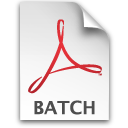 Adobe Acrobat 8 Batch Icon 128x128 png