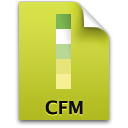 Adobe Dreamweaver CFM Icon 128x128 png