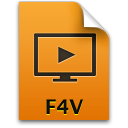 Adobe Media Player F4V Icon 128x128 png