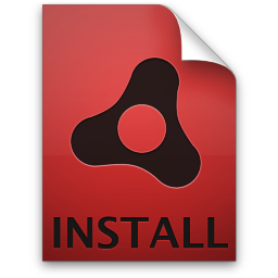 Adobe AIR Installer Package Icon 256x256 png
