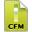 Adobe Dreamweaver CFM Icon 32x32 png