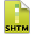 Adobe Dreamweaver SHTM Icon 32x32 png