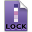Adobe InCopy Lock Icon 32x32 png