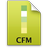 Adobe Dreamweaver CFM Icon