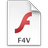Adobe Flash Player F4V Icon