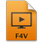 Adobe Media Player F4V Icon