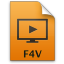 Adobe Media Player F4V Icon 64x64 png