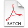 Adobe Acrobat 8 Batch Icon 96x96 png