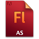 Adobe Flash AS Icon 128x128 png