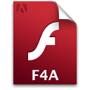 Adobe Flash Player F4A Icon