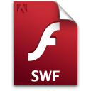 Adobe Flash Player SWF Icon 128x128 png