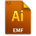 Adobe Illustrator EMF Icon 128x128 png