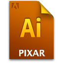 Adobe Illustrator Pixar Icon 128x128 png