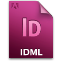 Adobe InDesign IDML Icon 128x128 png