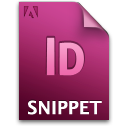 Adobe InDesign Snippet Icon 128x128 png