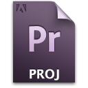Adobe Premiere Pro PROJ Icon 128x128 png
